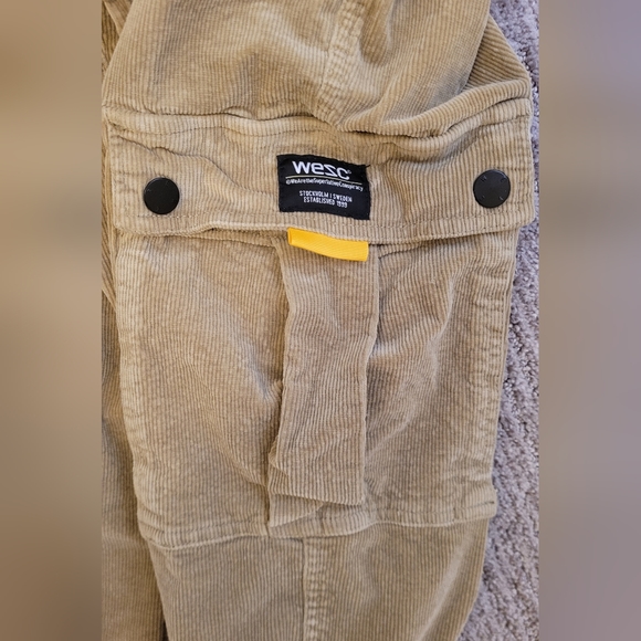 Wesc Corduroy Utility Joggers Pants Men's XL - Picture 4 of 5